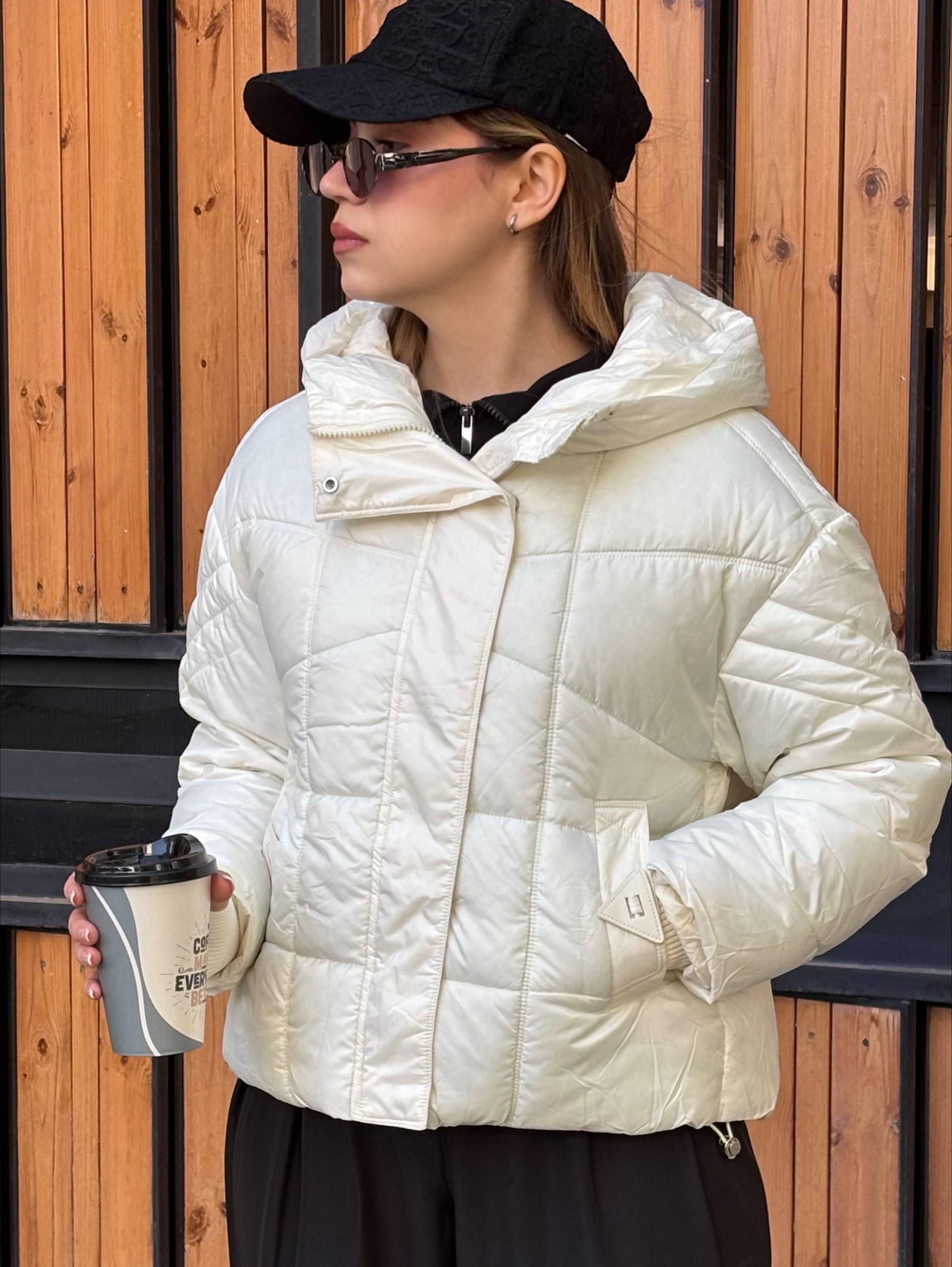 کاپشن پشم و شیشه آستین مچ فینگر دخترانه