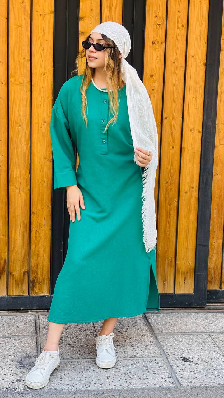 کفتان پارچه پفکی زنانه