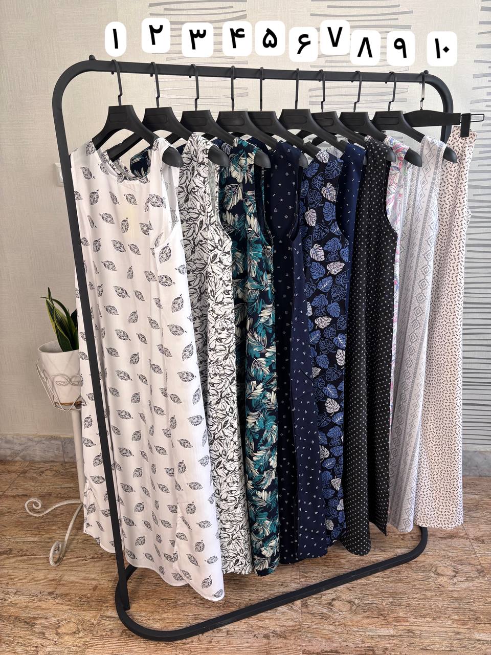 پیراهن بلند آستین حلقه تمام نخ زنانه