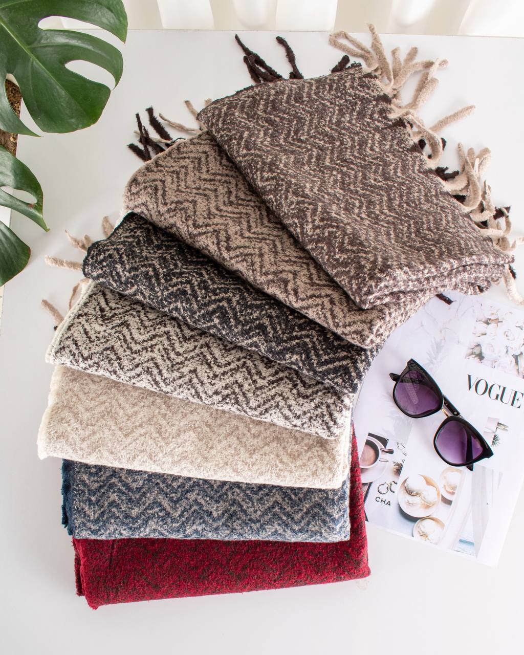 شال موهر حوله ای زنانه